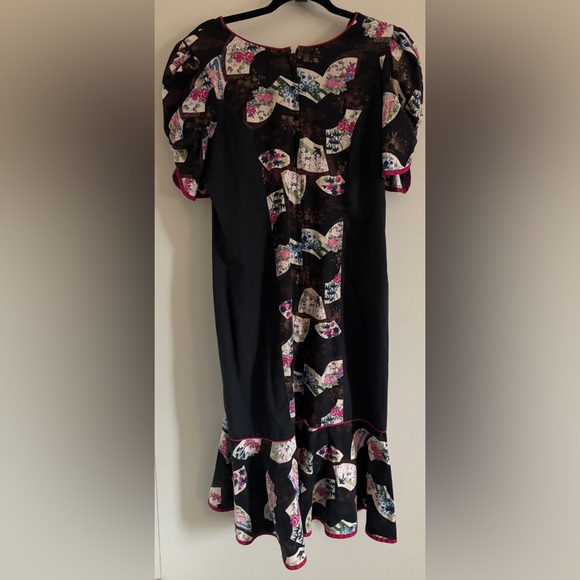 Vintage RM Hawaiian Floral Made in Hawaii Muumuu Dress Size L - Picture 3 of 13